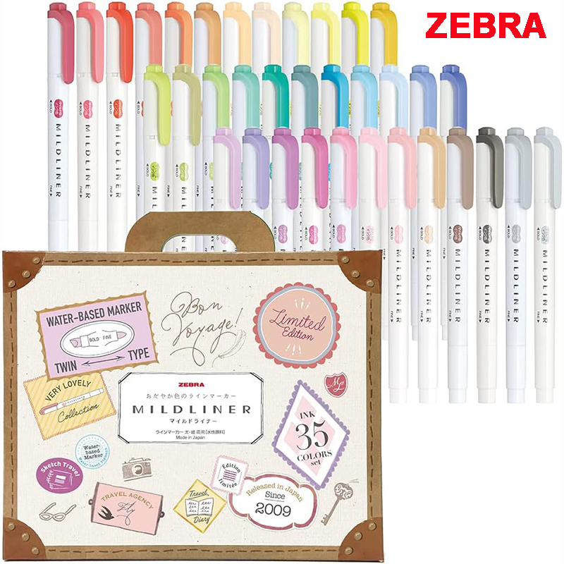 Zebra Pen Mildliner - Zebra 25/35 Colors Mildliner Highlighter Set