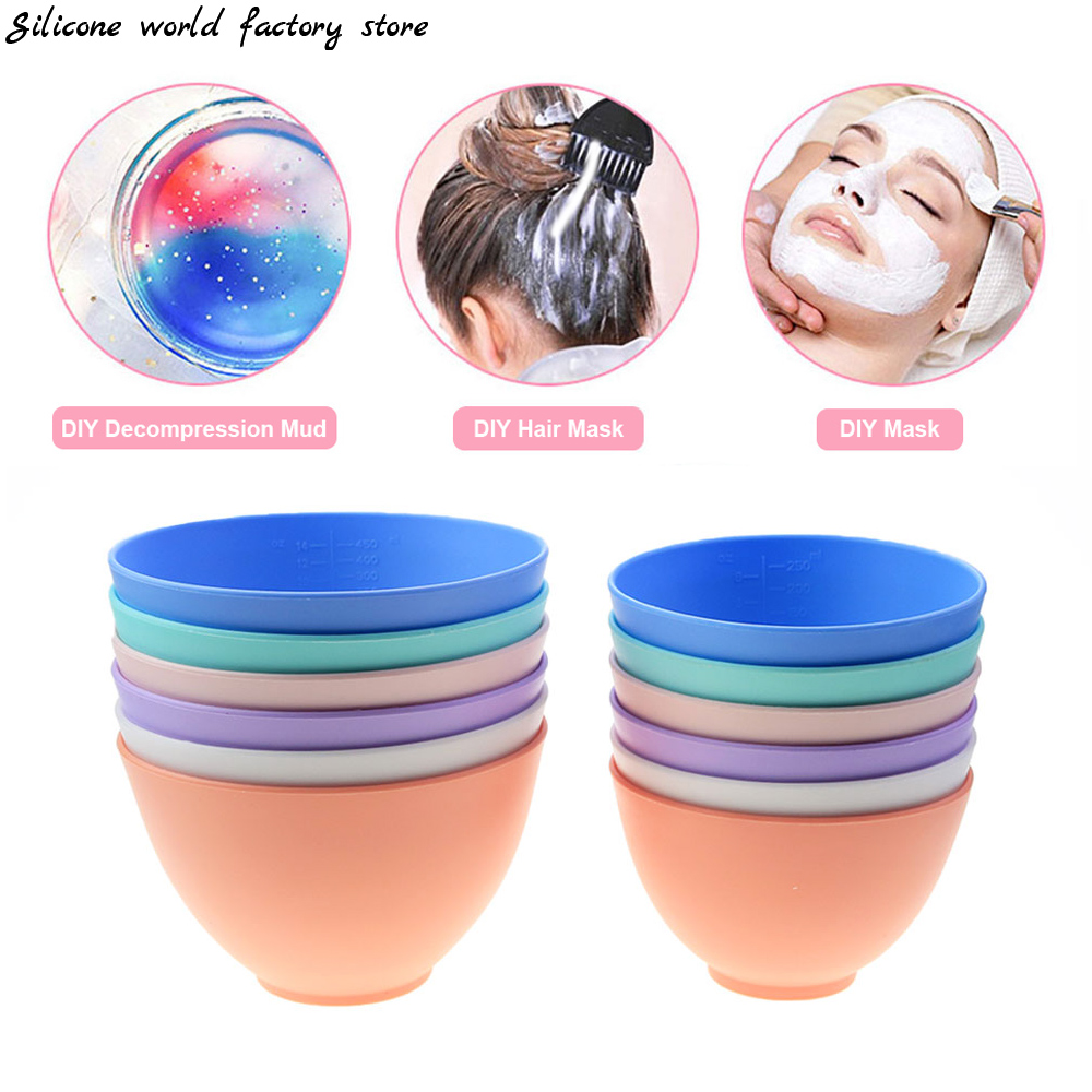 Mixing Cup Silicone - Silicone World 250/450ML Silicone Mask Bowl