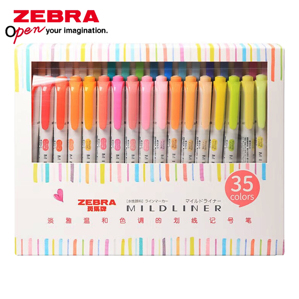35 Color ZEBRA Mildliner Highl - Zebra Pen Mildliner recension och pris