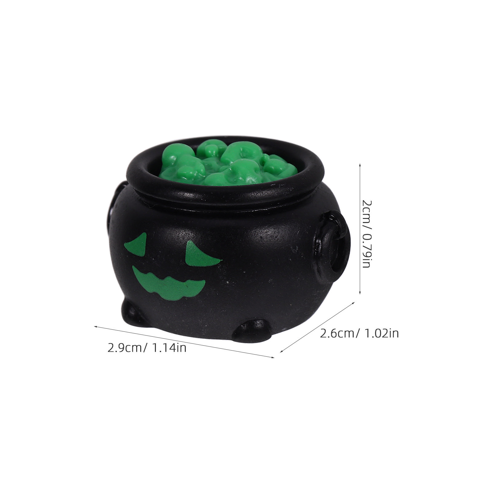 10Pcs Miniature Witch Cauldron - Resin Crafts recension och pris