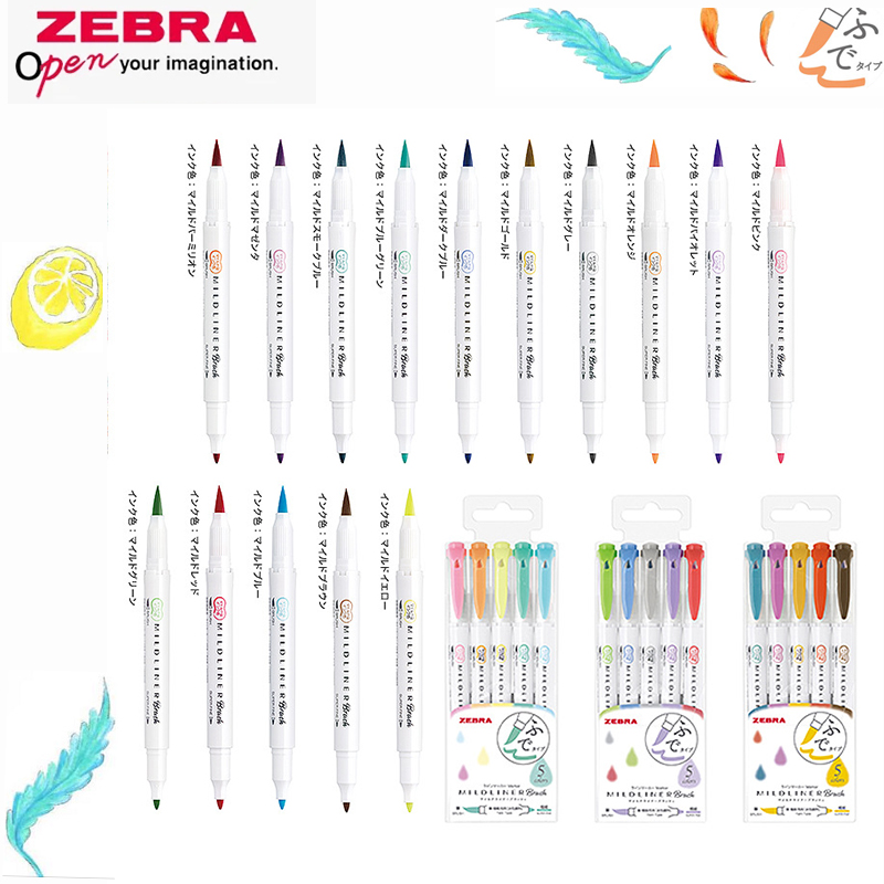 ZEBRA Dual-tip Highlighter Col - Zebra Pen Mildliner recension och pris