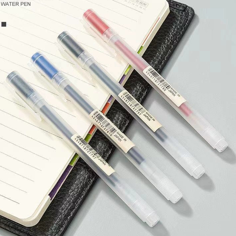 3-6Pcs Kawaii Gel Pen Black/Re - Muji Stationery Gel Pen recension och pris