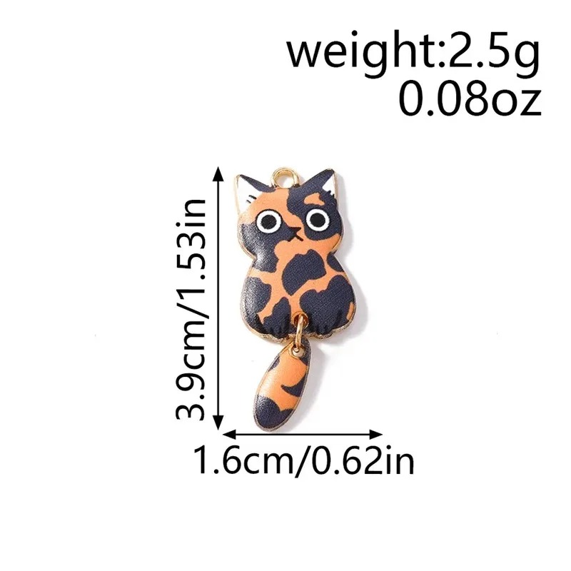 10Pcs 16×39mm Cute Cartoon Cat - Resin Craft Supplies recension och pris
