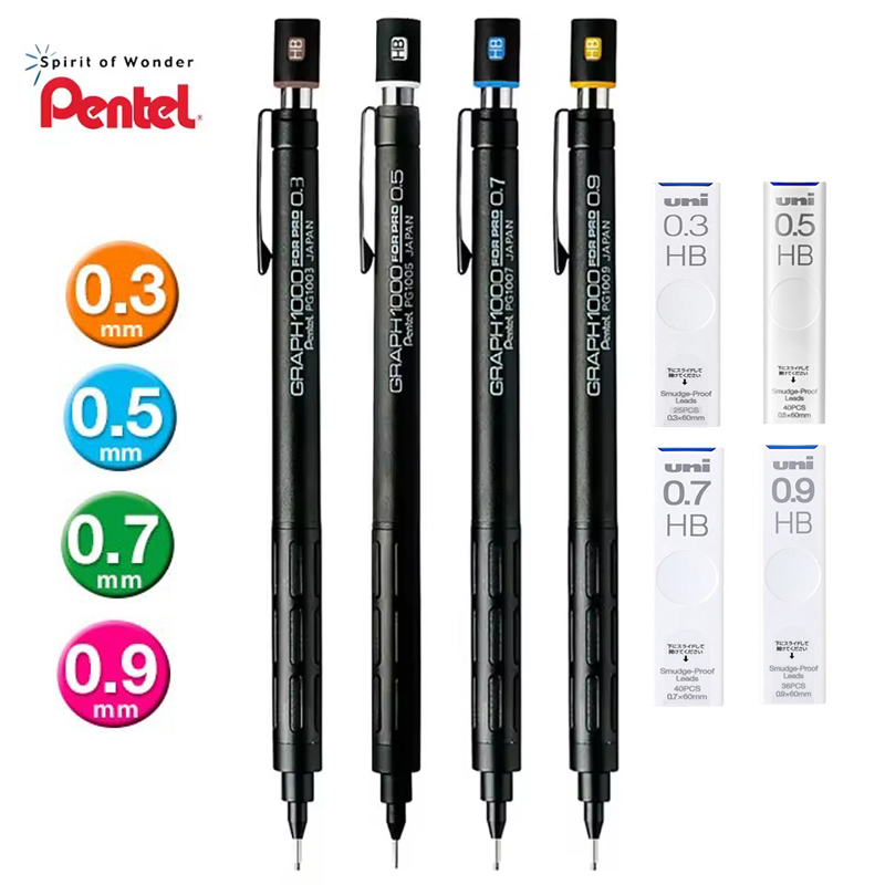 Pentel PG1000 Graph For PRO Bl - Pentel Pen Energel recension och pris