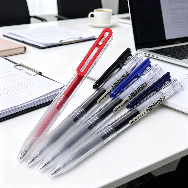 0.5mm Retractable Press MUJIs  - Muji Stationery Gel Pen recension och pris