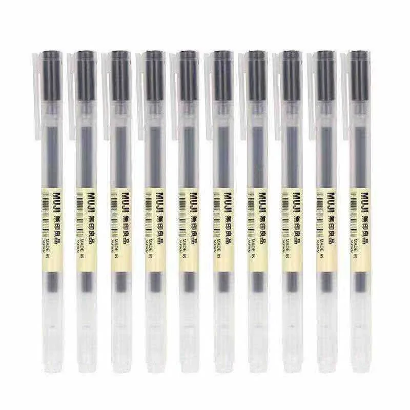 10-30Pcs/Set 0.38/0.5mm Gel pe - Muji Stationery Gel Pen recension och pris