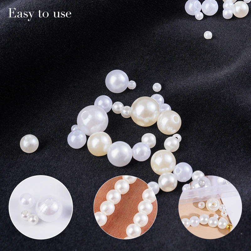 800pcs Artificial Faux Pearl R - Resin Crafts recension och pris