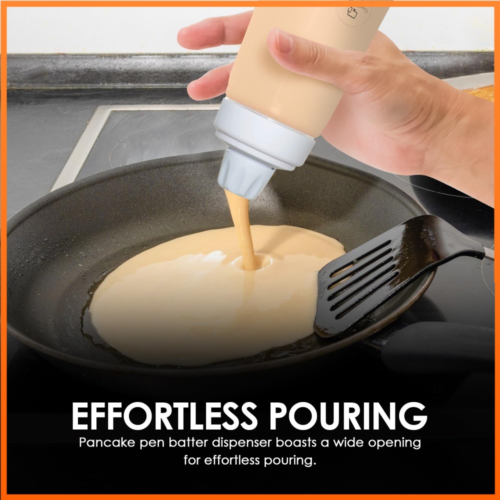 1000ML Silicone Pancake Batter - Mixing Cup Silicone recension och pris