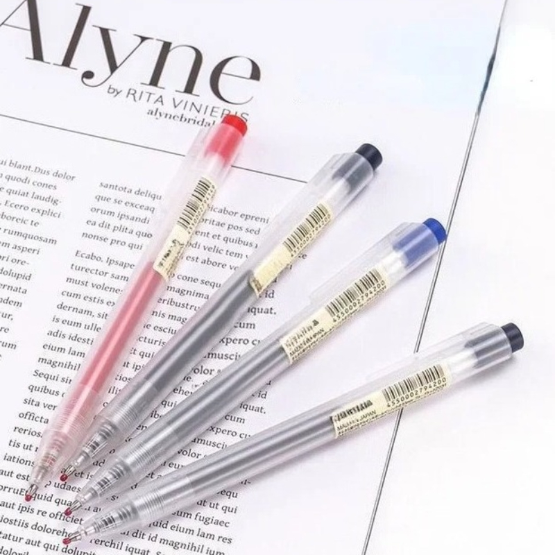10pcs Press pen refills with 1 - Muji Stationery Gel Pen recension och pris