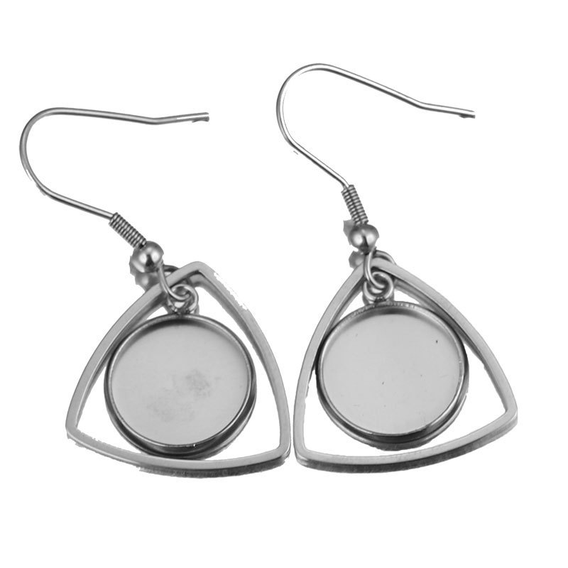 10pc Stainless Steel Tray Beze - Bezels Set Pendant recension och pris