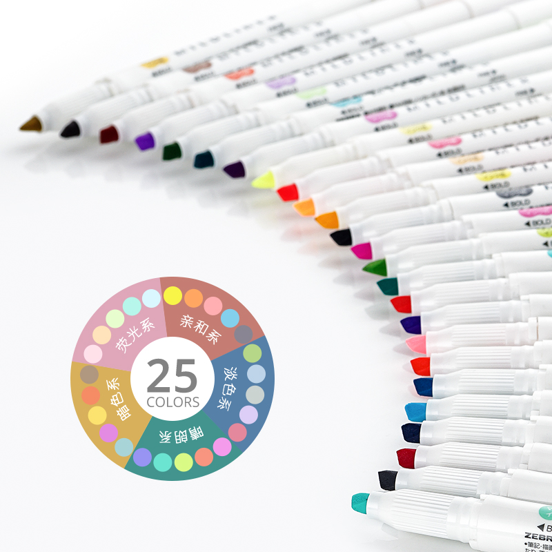 Zebra Mildliner Liner Double H - Zebra Pen Mildliner recension och pris