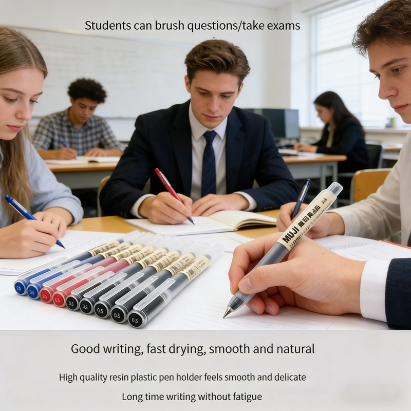 6/8Pcs MUJIs Style Gel Pens, B - Muji Stationery Gel Pen recension och pris