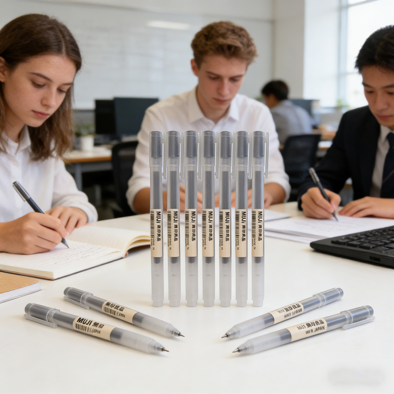 6/8Pcs MUJIs Style Gel Pens, B - Muji Stationery Gel Pen recension och pris